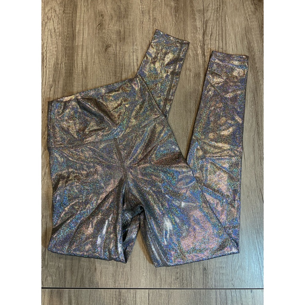 Beach riot hologram shine leggings